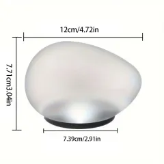 2 Pcs Solar Cobblestone Path Light