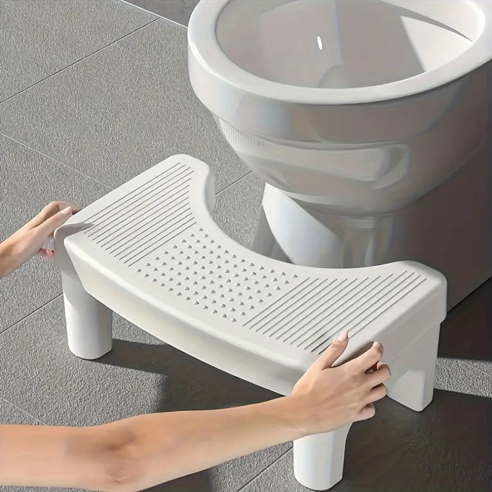 Curved Design Toilet Stool