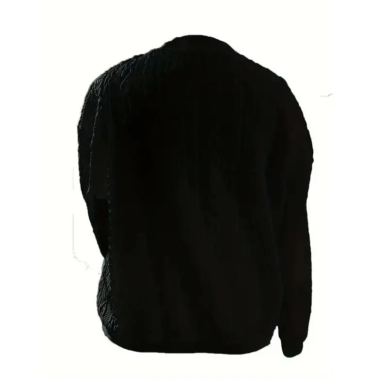 Jacquard Baseball Collar Jacket