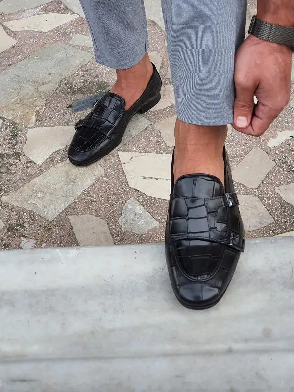 Casual Double Monk Strap Loafers