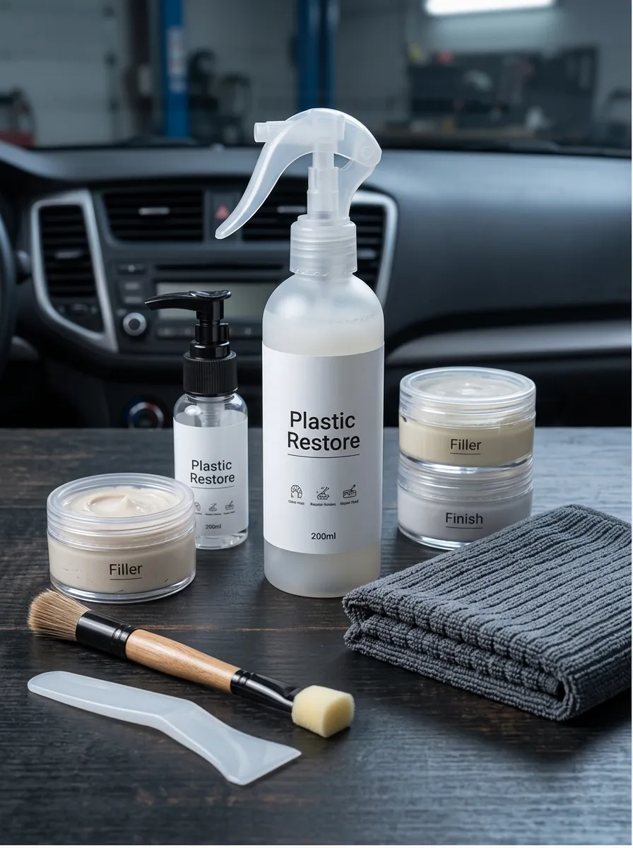 Plastic Interior Filler and Finish Repair Kit