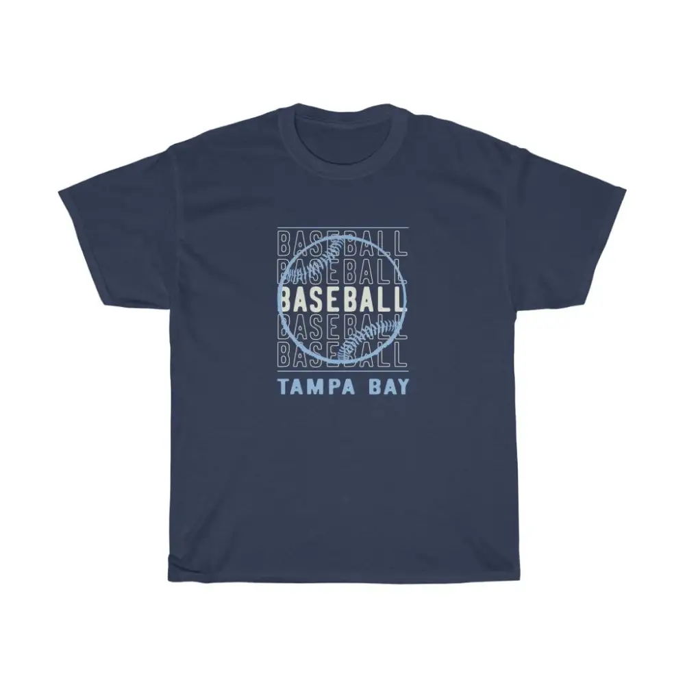 Baseball Tampa Bay with Baseball Graphic T-Shirt