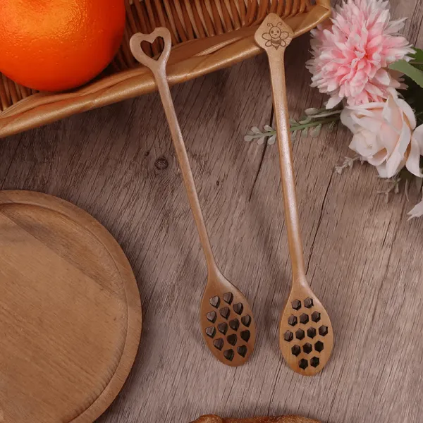 Acacia Wood Honey Dipper