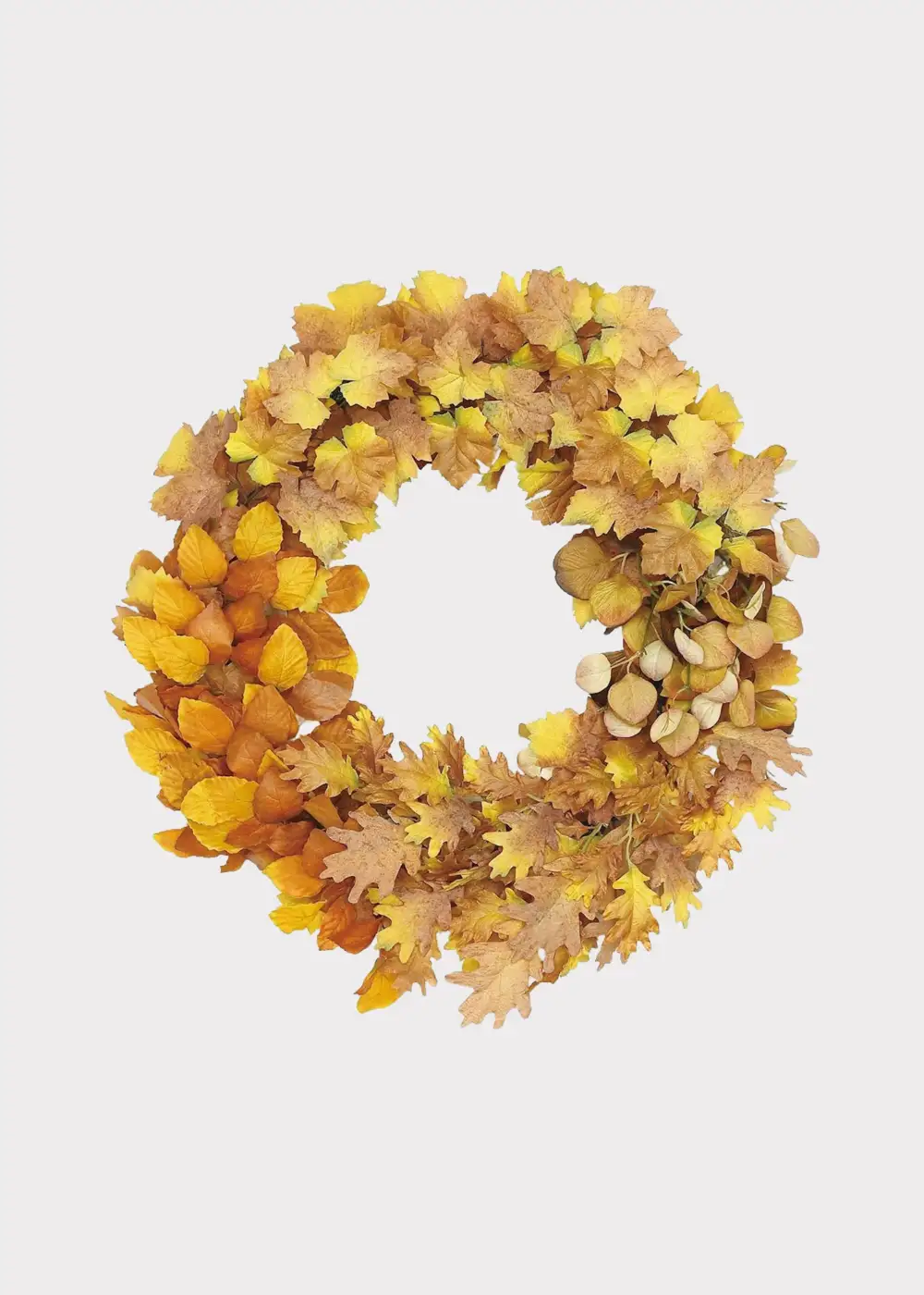 Artificial Oak Leaf Wreath