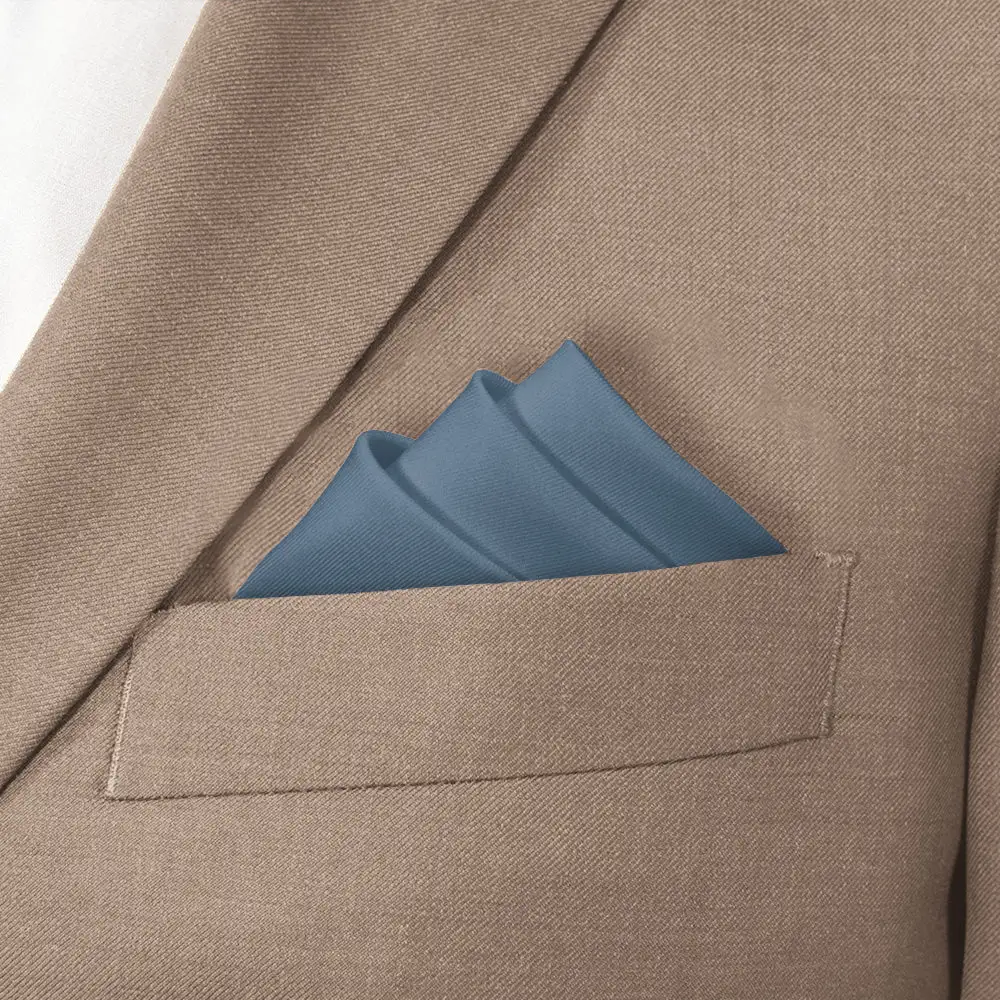 Smart Composed Solid Pocket Square