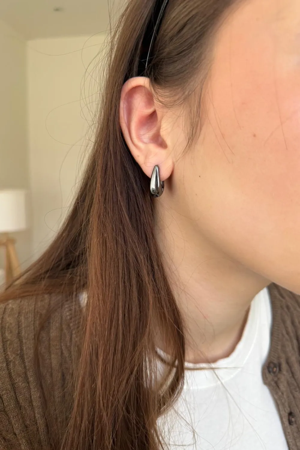 Classic Rounded Hoop Earrings