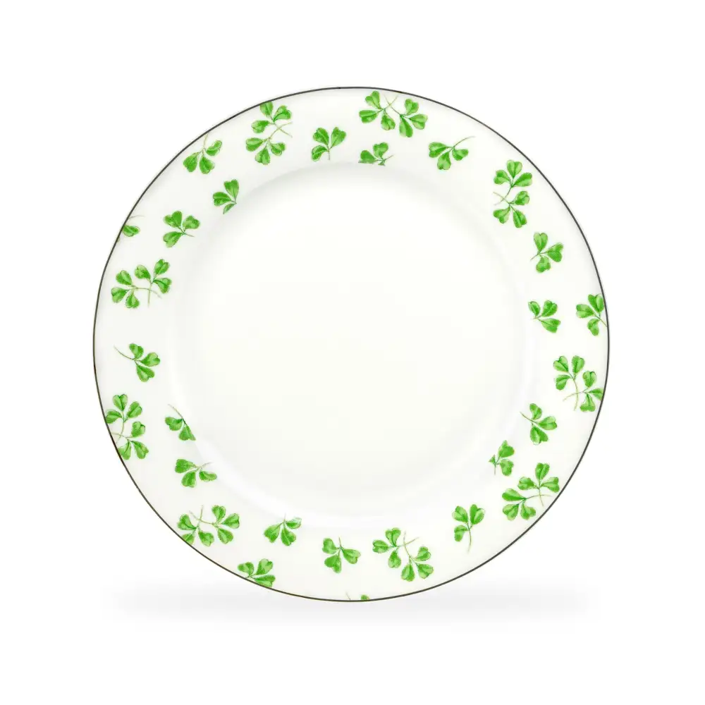 Shamrock Porcelain Dinner Plate