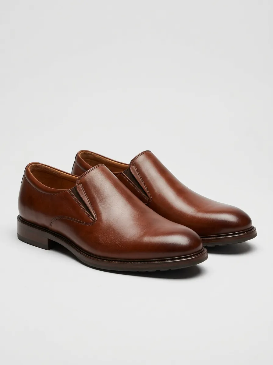 Men's Classic Business Leather Slip-On Loafers