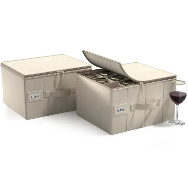Stemware Hard Shell Storage Case