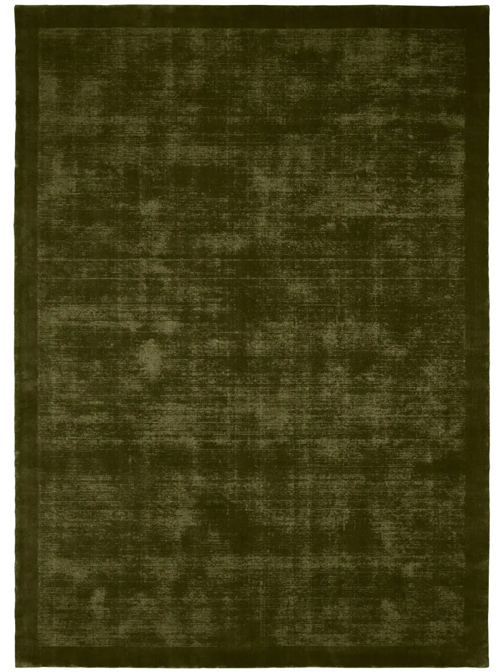 Wool Bordered Vintage Layered Area Rug