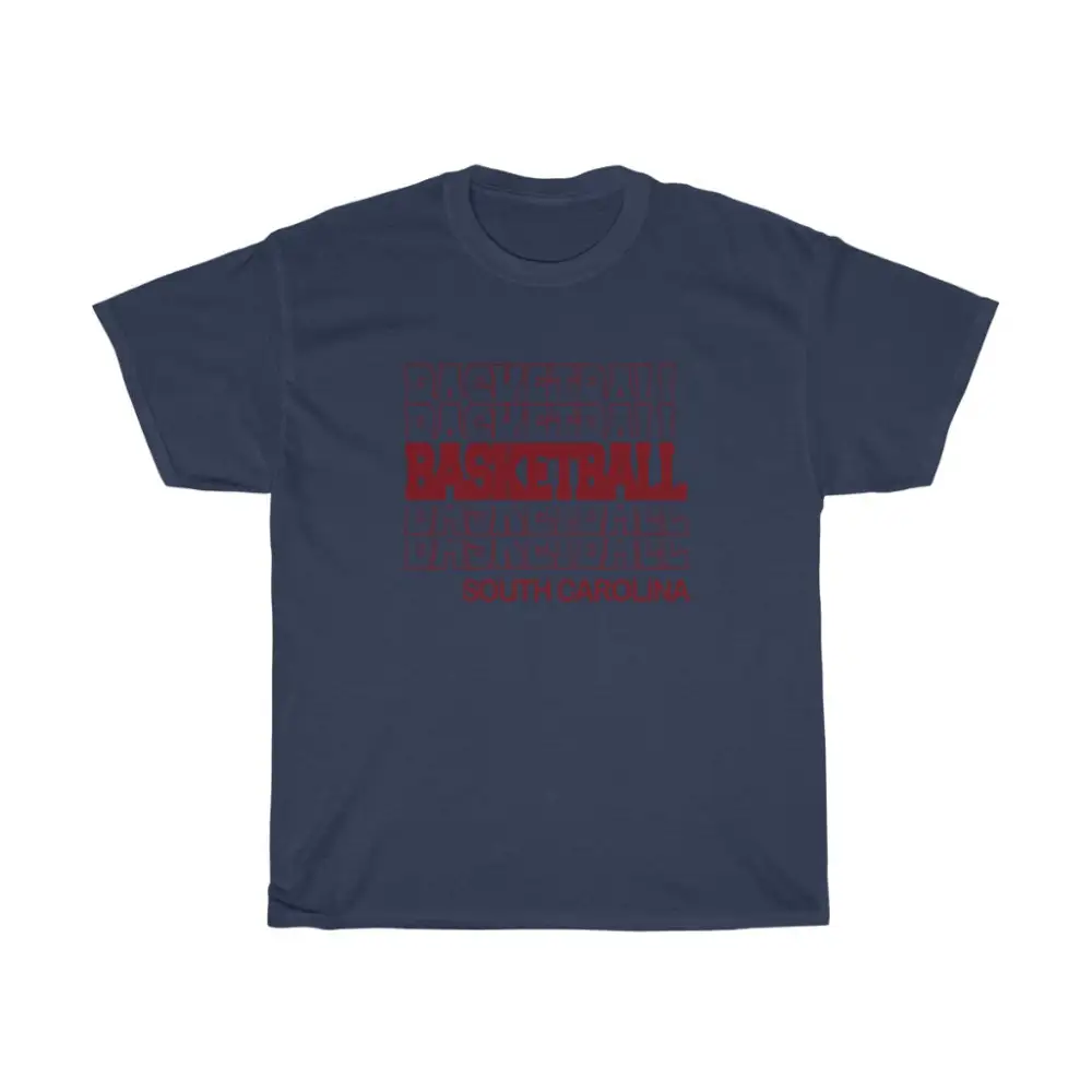 Basketball South Carolina in Modern Stacked Lettering