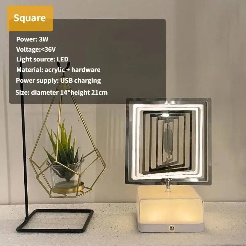 Metal Round Decorative Table Lamp