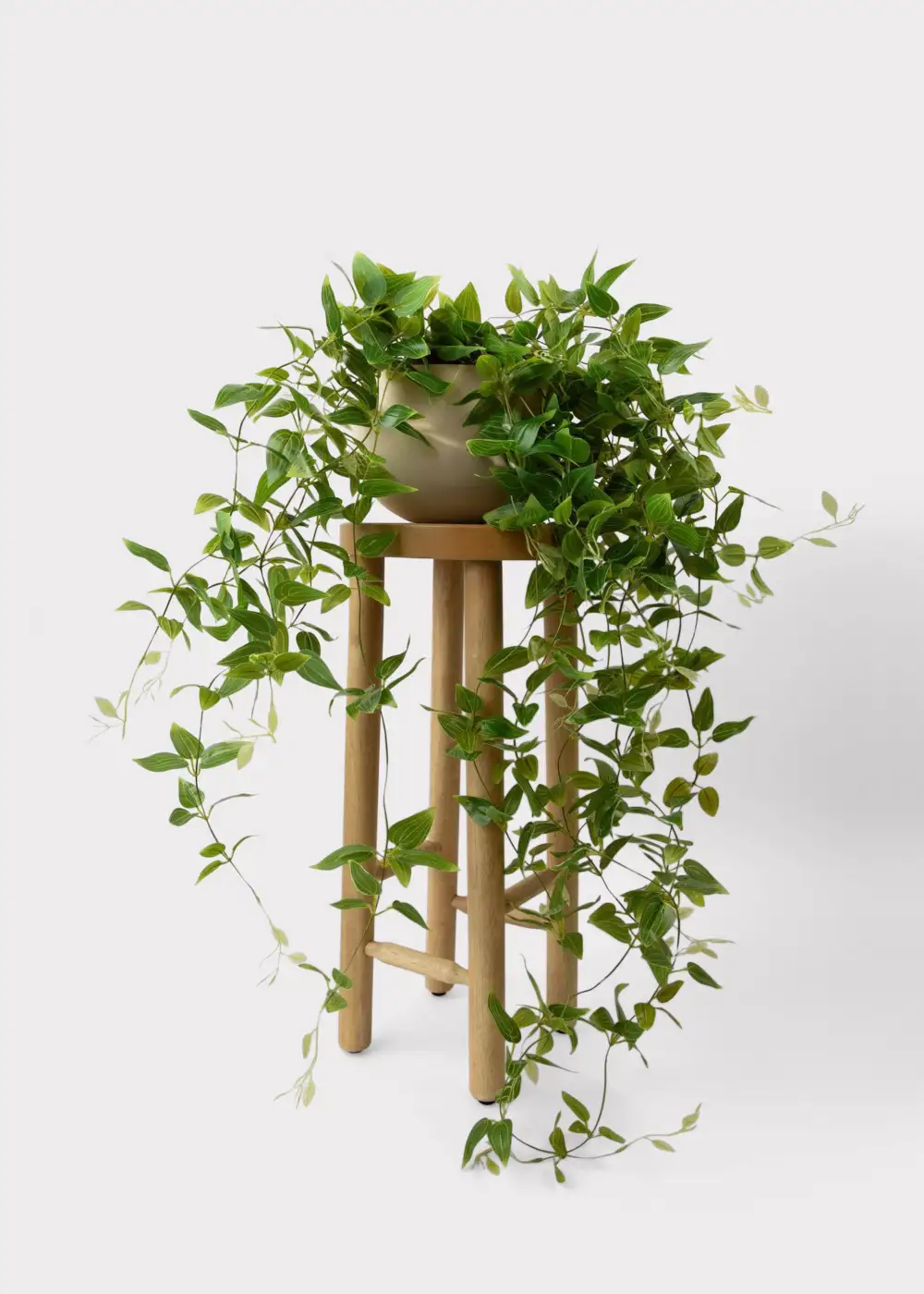 Artificial Hanging Tradescantia Houseplant Botanical Stem