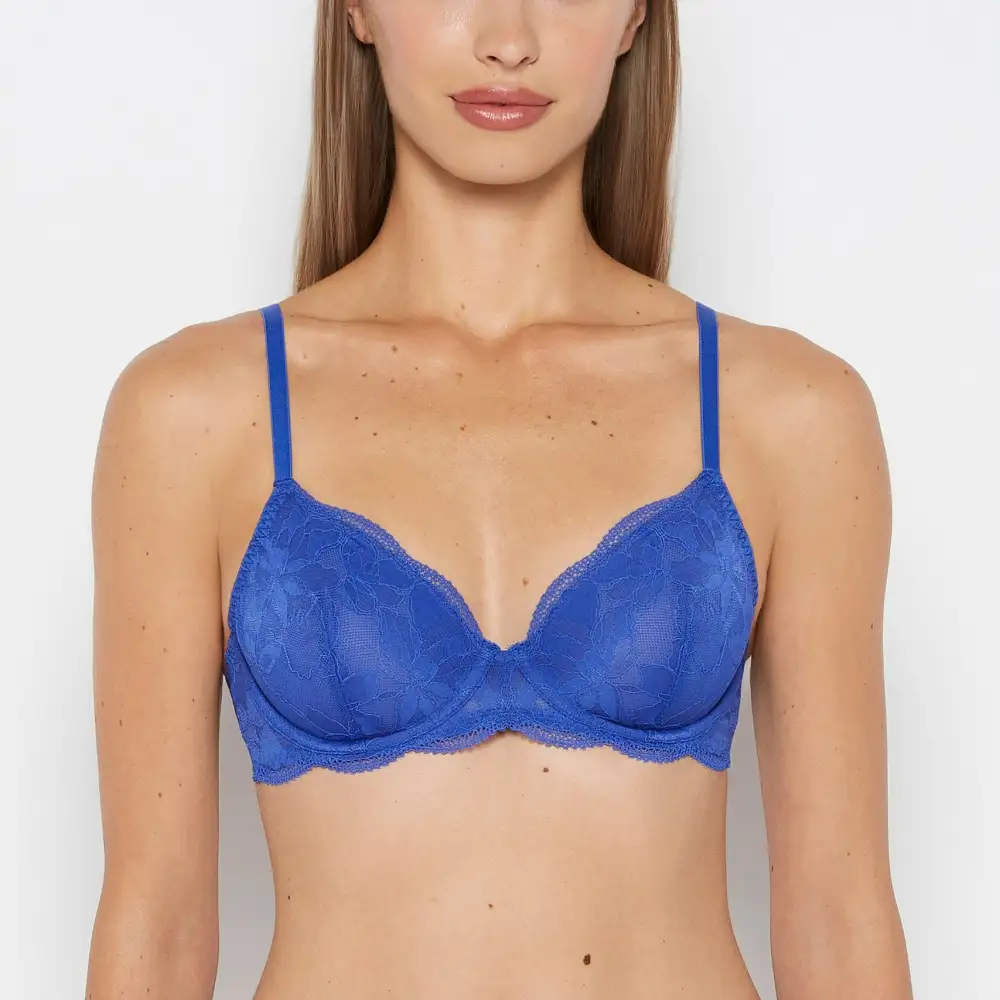Minimal Charmed Unlined Demi Bra