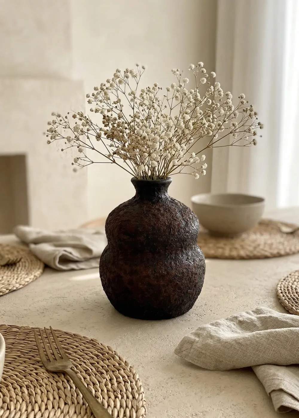 Mudstone Rustic Terracotta Vase Medium