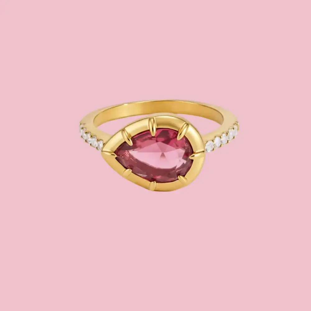 Artful Stone Accent Ring