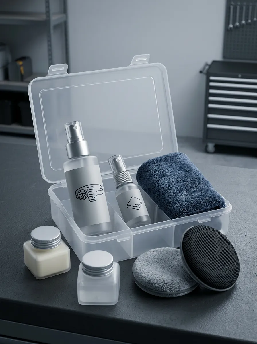 Dashboard Cleaning and Interior Repair Kit with Printed Design