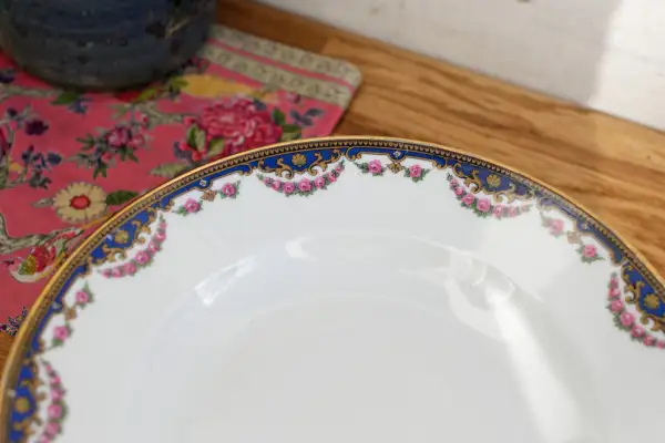 Textured Porcelain Dinner Plate