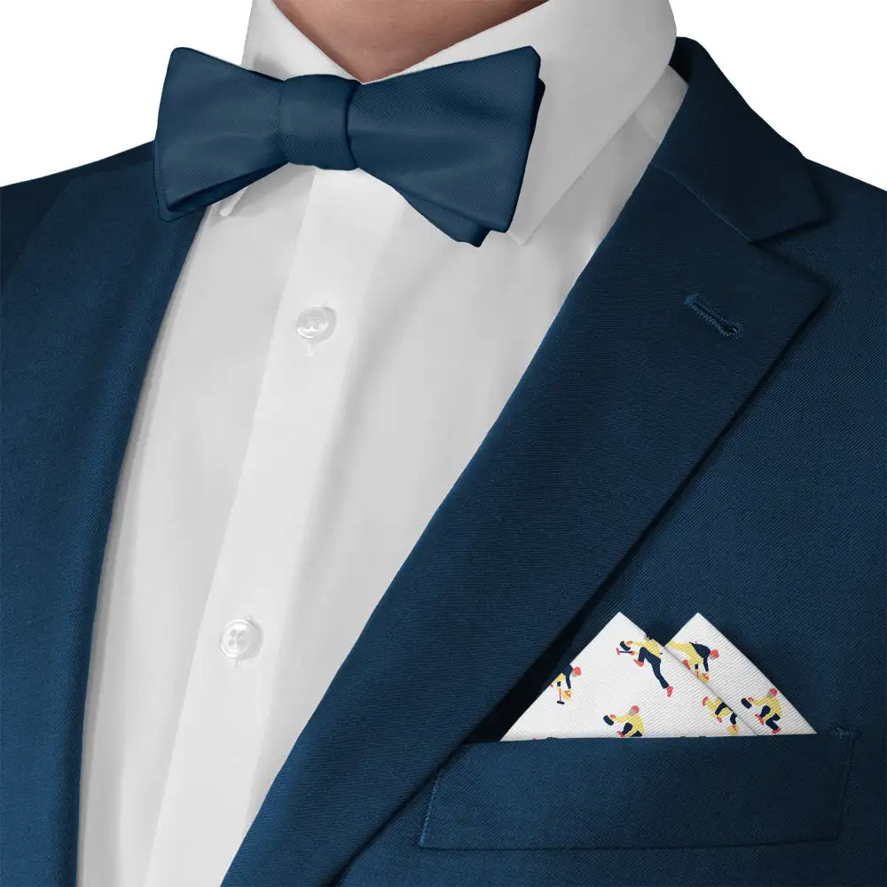 Tailored Stylish Hobby Motif Sports Motif Pocket Square