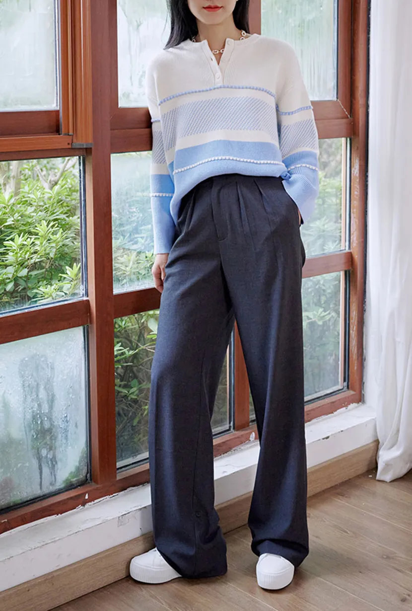 Sweater - Dusty Blue