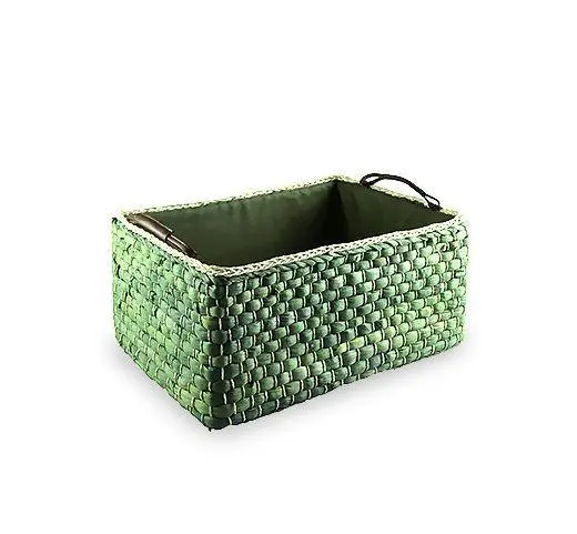 Classic Woven Bamboo Cotton Laundry Basket