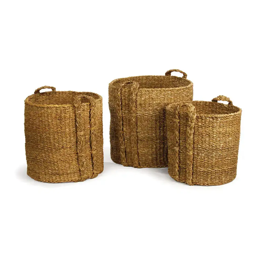 Seagrass Woven Laundry Basket