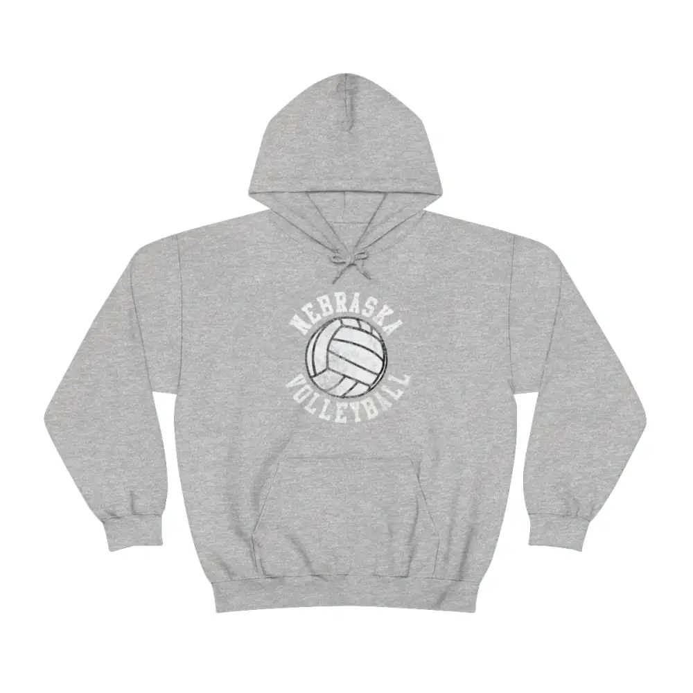 Vintage Volleyball Graphic Pullover Hoodie
