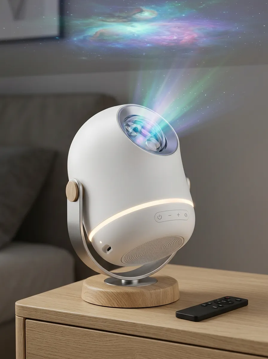 LED Galaxy Starry Sky Projector Night Light for Living Room Ambience