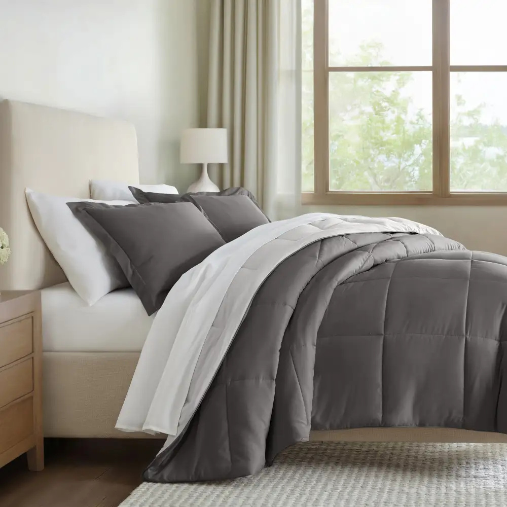 Reversible Down Alternative Comforter Set