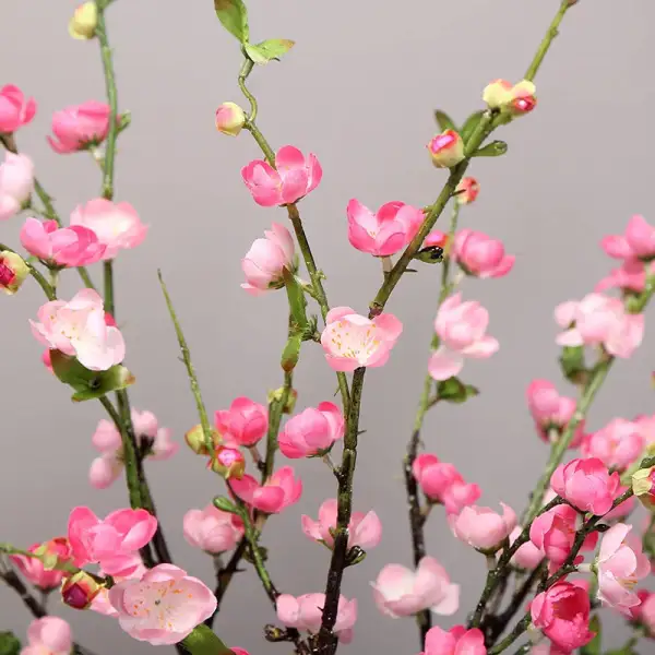 Refined Floral Artificial Decorative Botanical Accent