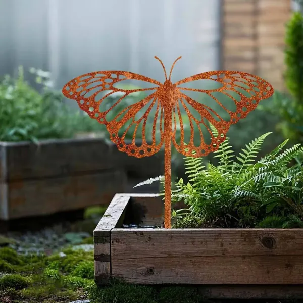 Rustic Butterfly Garden Decor