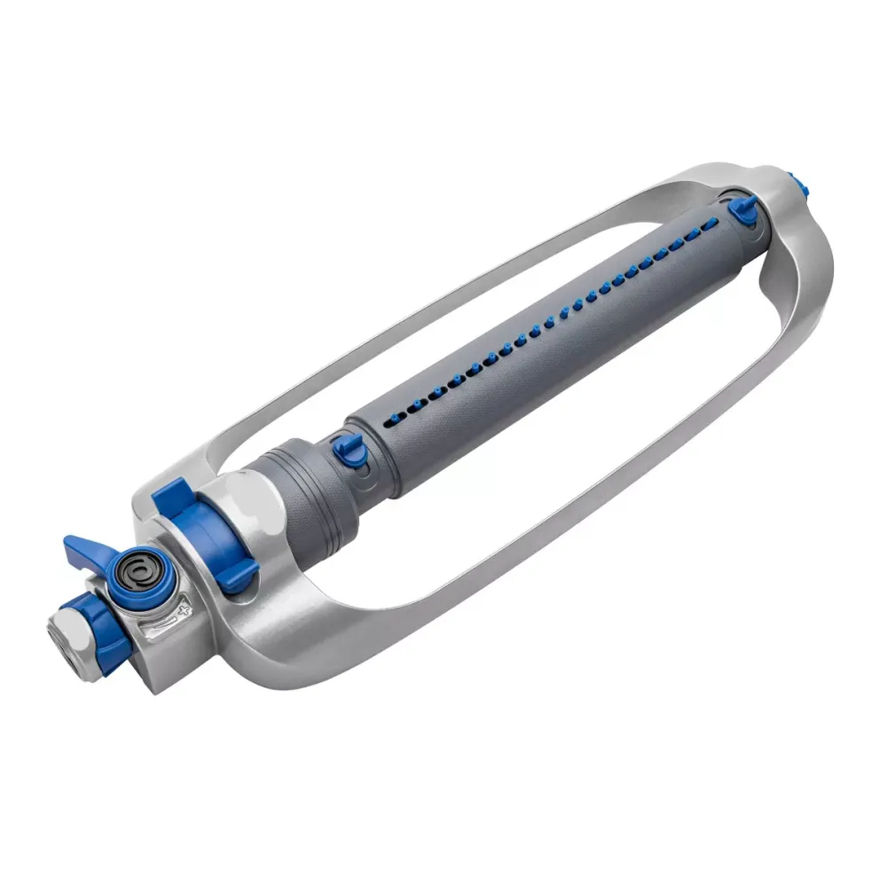 Adjustable Gear Drive Metal Oscillating Lawn Sprinkler 4500 Sq Ft