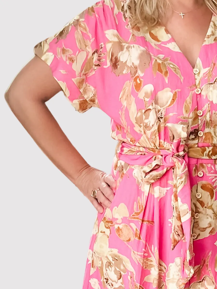 Classic Floral Maxi Dress