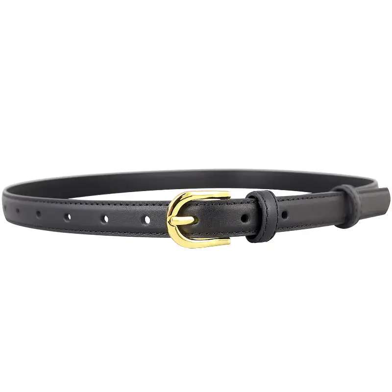 Detailed Statement Buckle Accent Belt