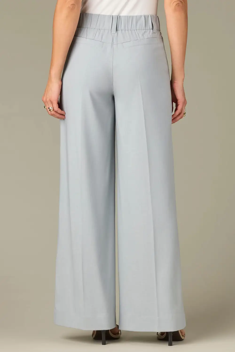 Pull-On Side Seam Tailored Trousers
