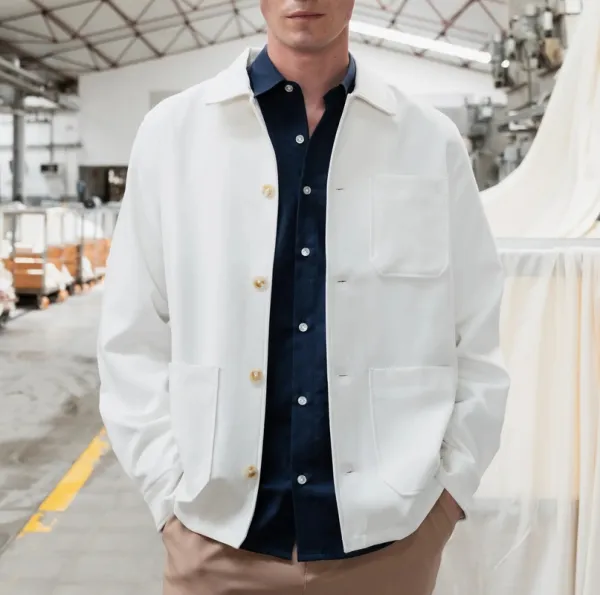 Shirt Jacket Off White