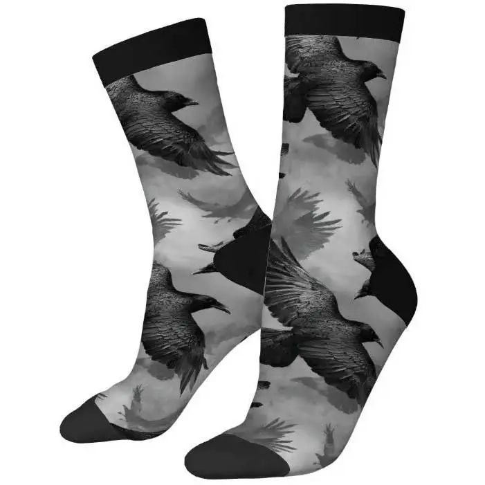 Flying Raven Crew Socks