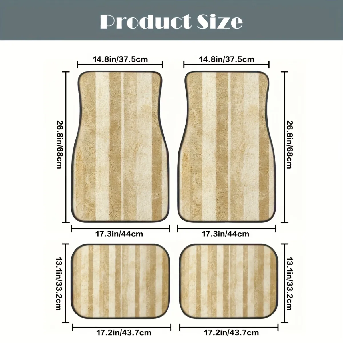 Stripe Car Floor Mats