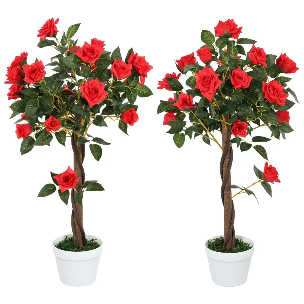 Clean Line Round Artificial Floral Plant