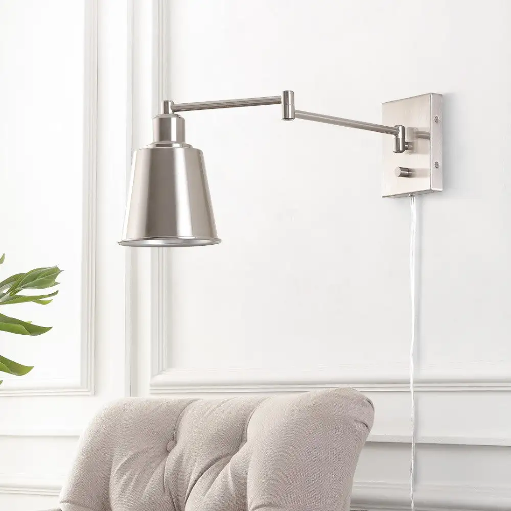 Iron Contemporary Swing Arm LED Wall Sconce
