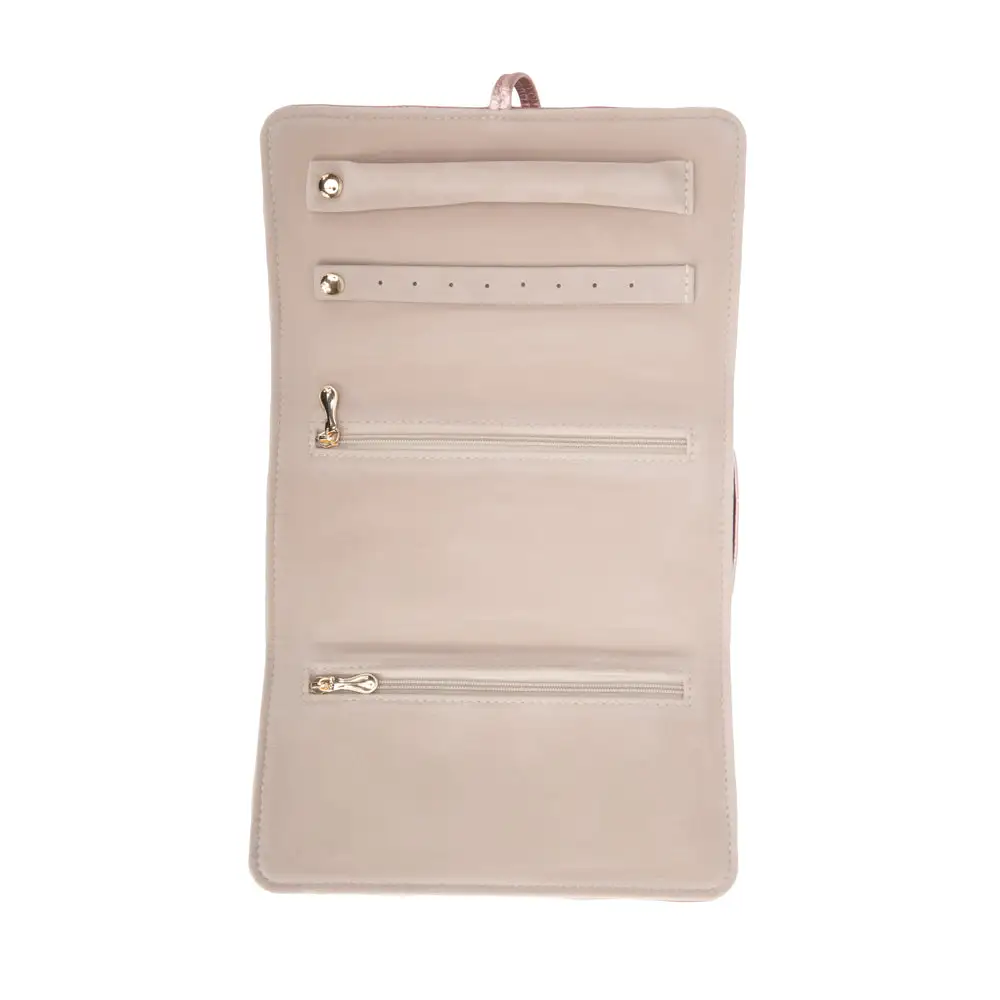 Leah Quilted Roll Jewelry Box