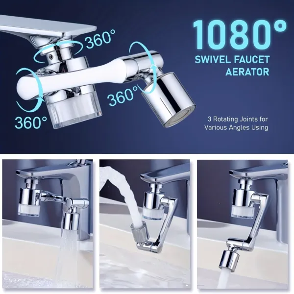 Multi-Angle Faucet Extender