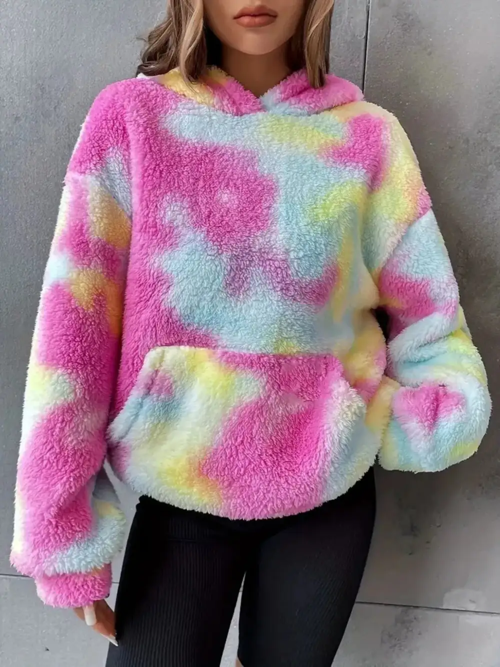 Pocketed Fleece Hoodie
