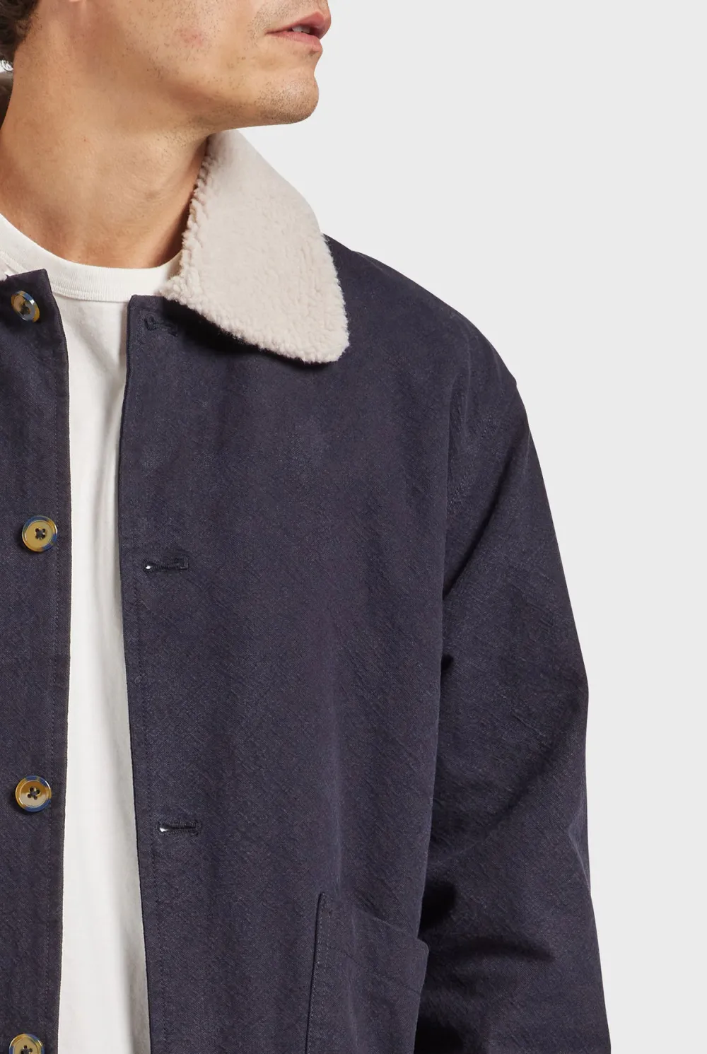 Sherpa Collar Corduroy Casual Work Jacket