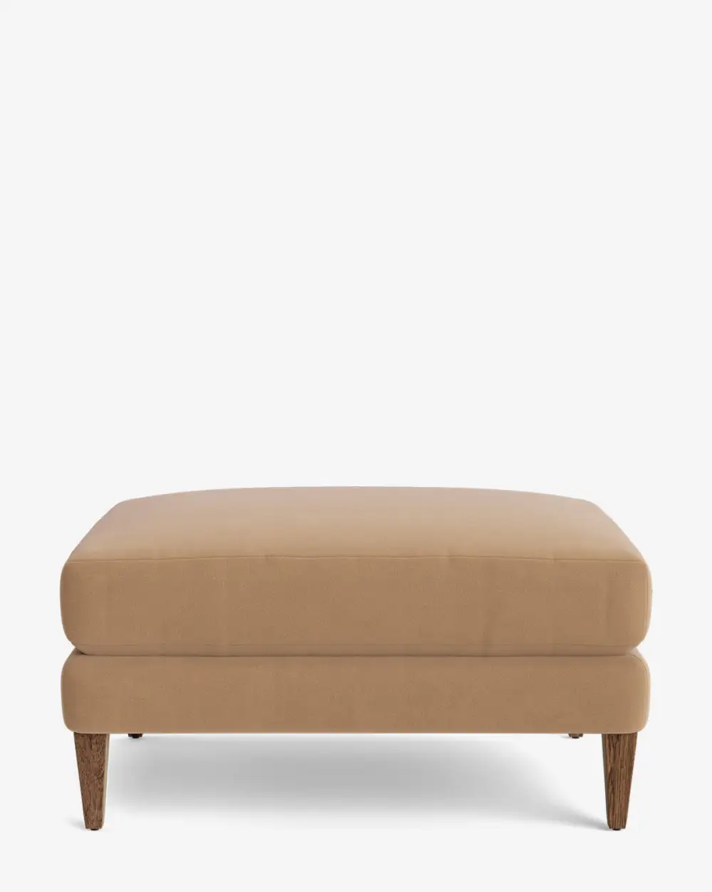 Modern Oak Ottoman