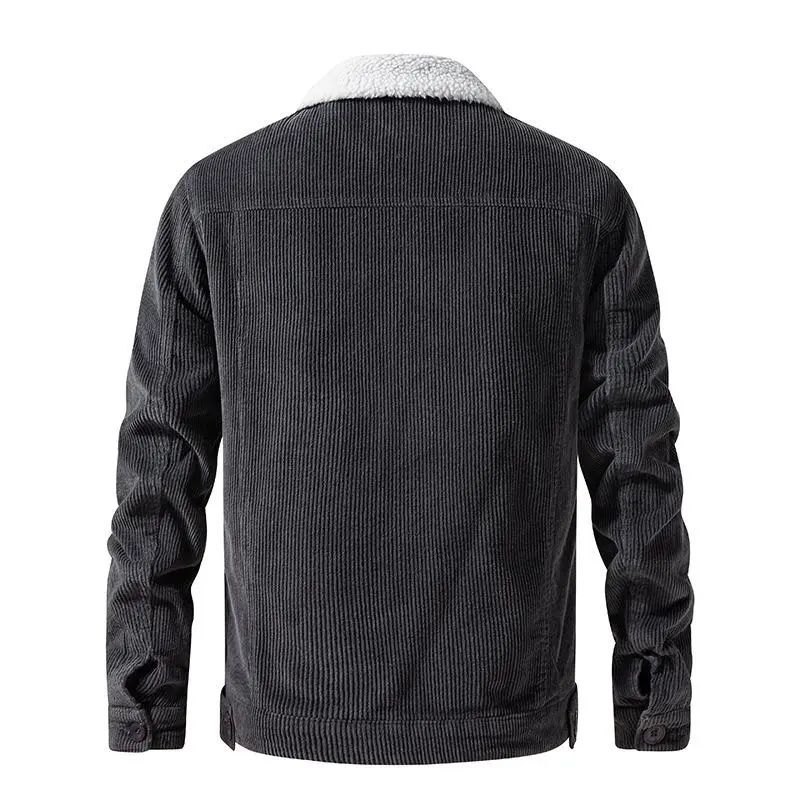Corduroy Tailored Zip Jacket
