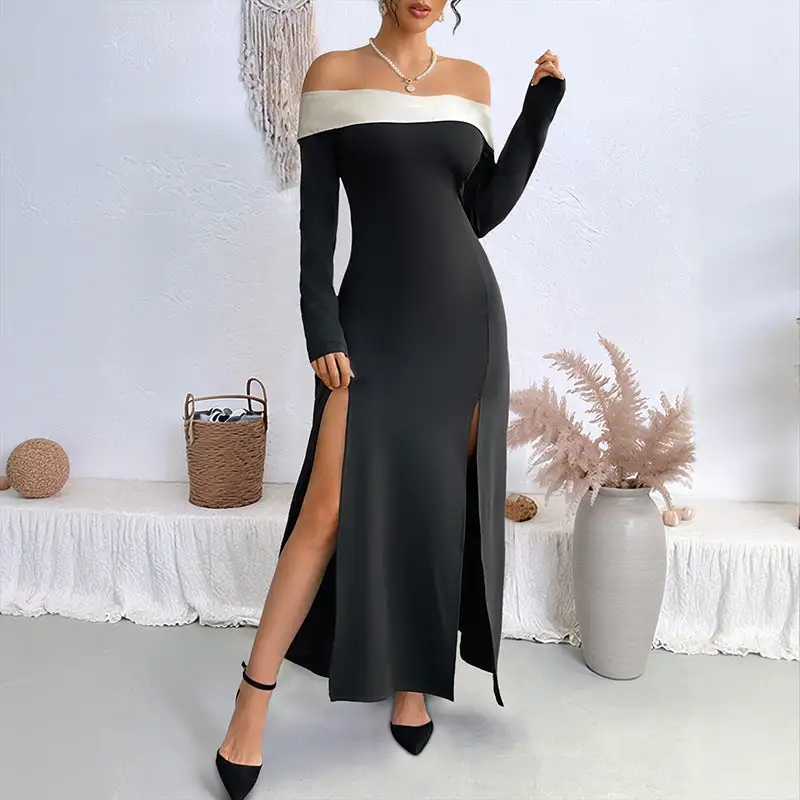 Women's Sleeveless Ruffled Bridal Maxi Dress