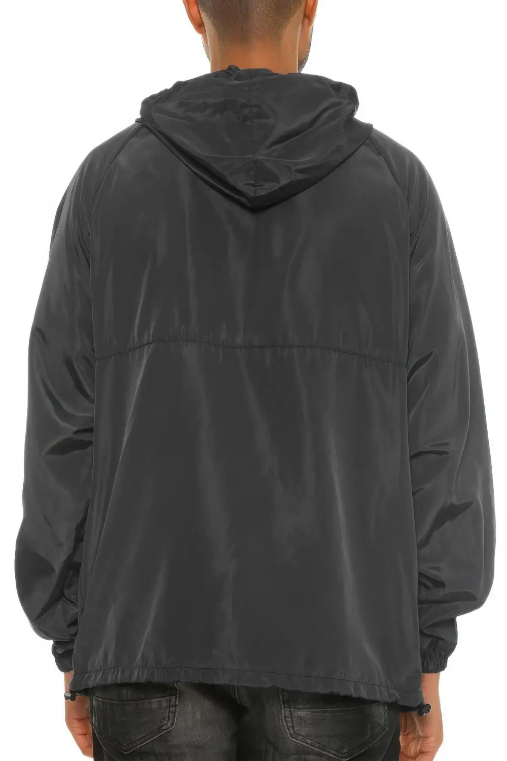 Classic Color Block Pullover Anorak Jacket