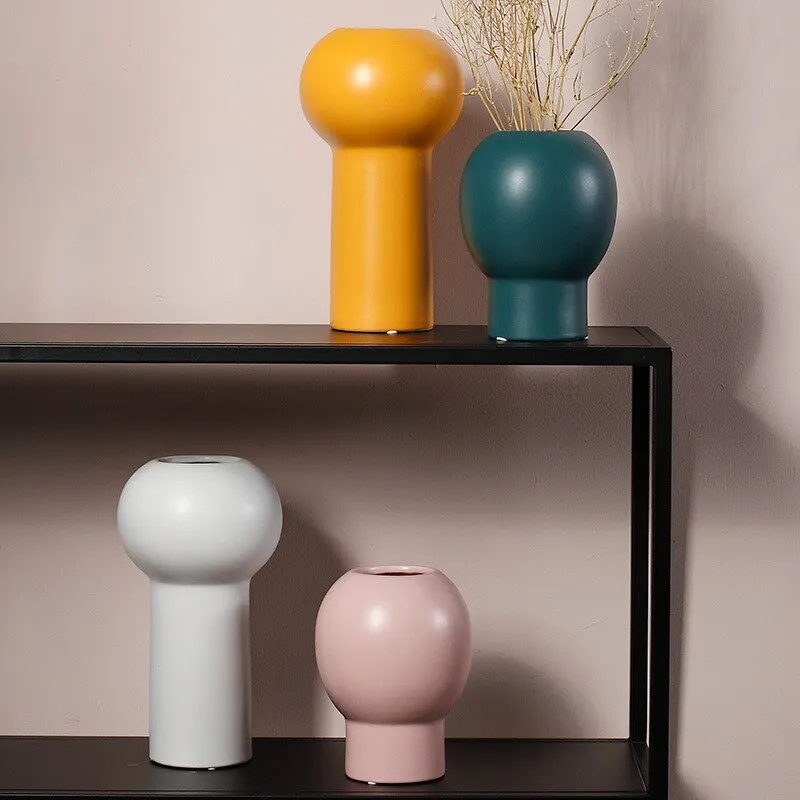 Ceramic Floral Decorative Table Vase