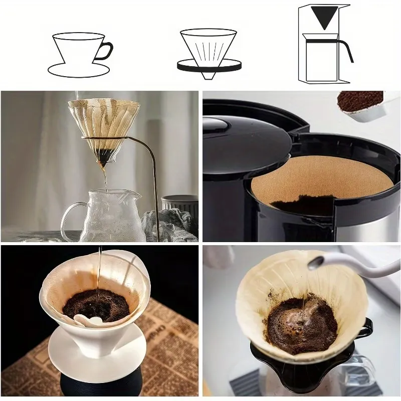 40 Pcs V-Shaped Pour-Over Filters